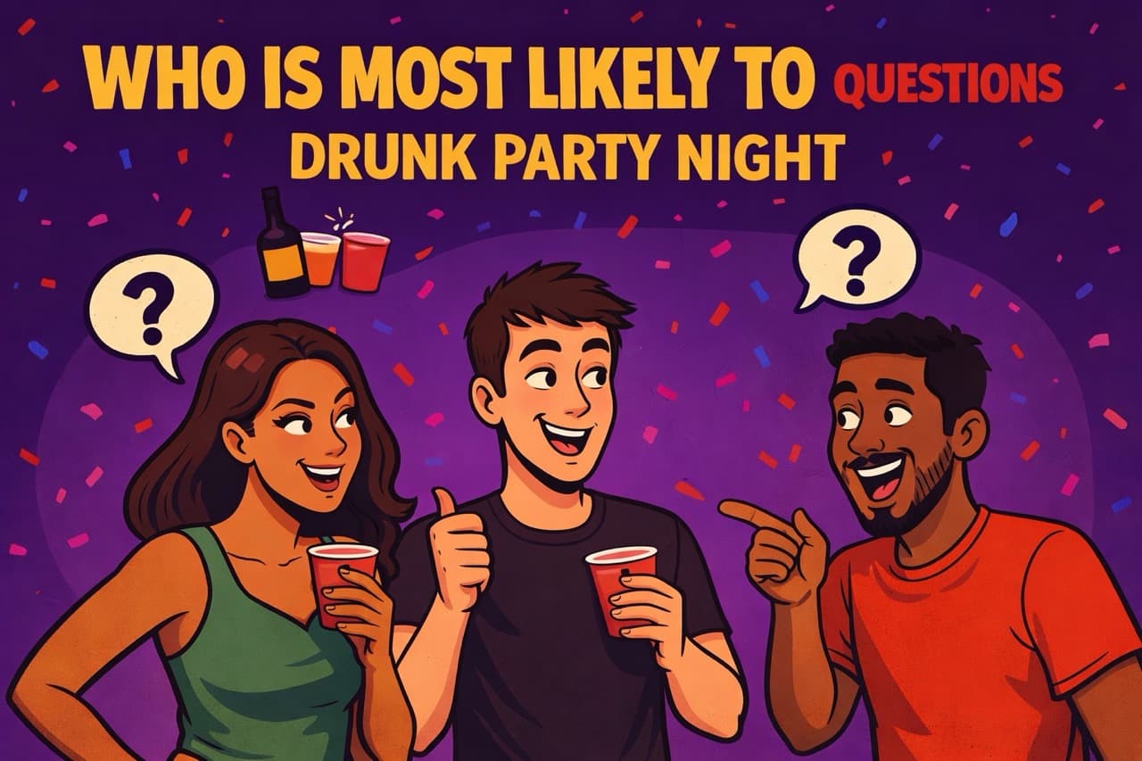 100+ "Who Is Most Likely To" Questions for a Drunk Party Night