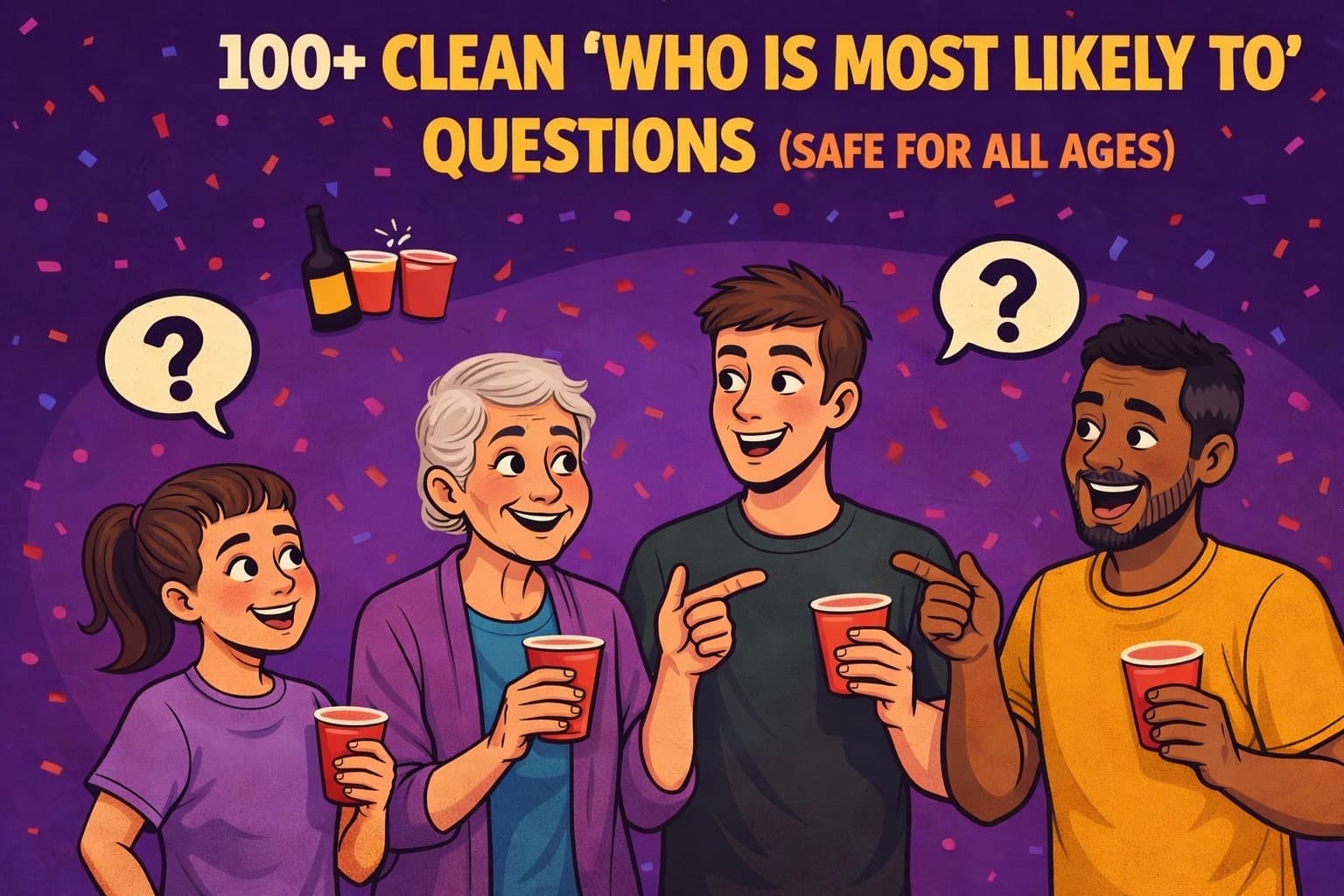 100+ Clean "Who Is Most Likely To" Questions (Safe for All Ages)